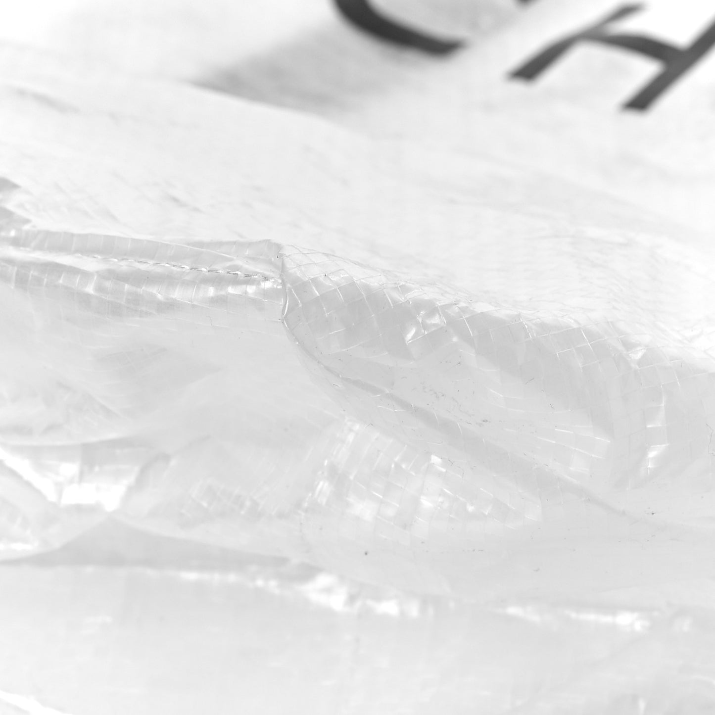 Nylon Large G Shopper Transparent Tote
