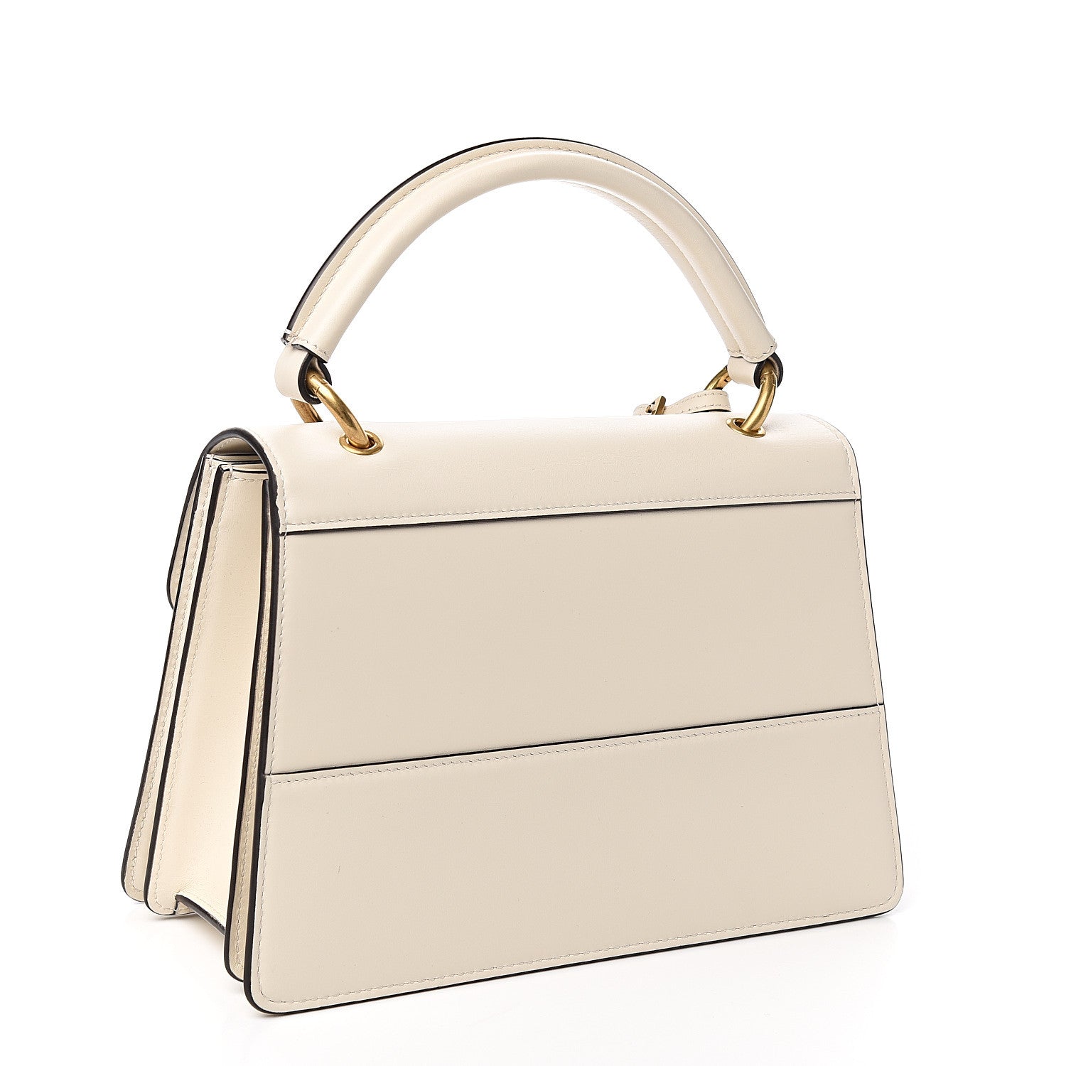 Gucci Calfskin Small Queen Margaret Top Handle Bag Mystic White 2 of 10