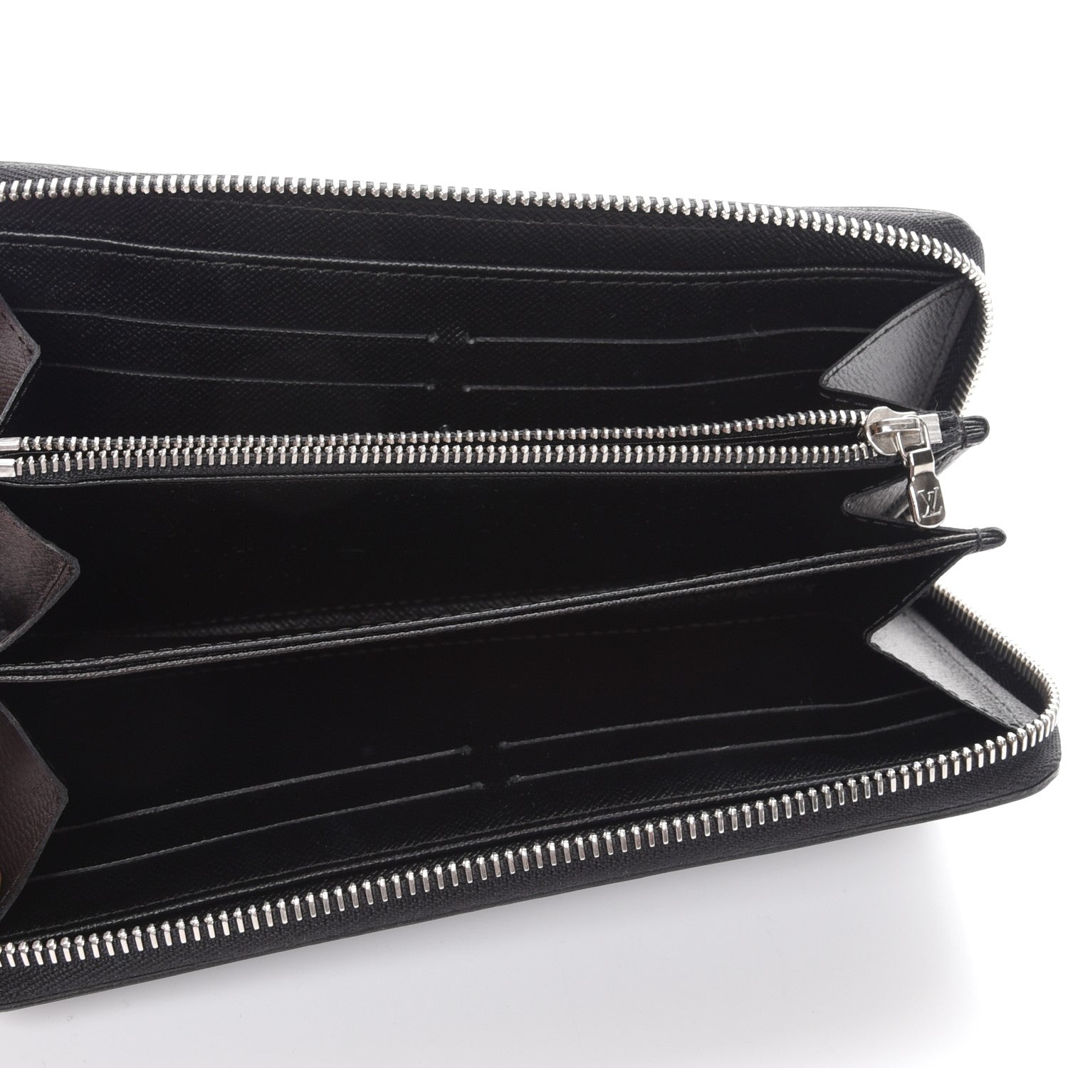 Louis Vuitton Epi Zippy Wallet Black 5 of 8