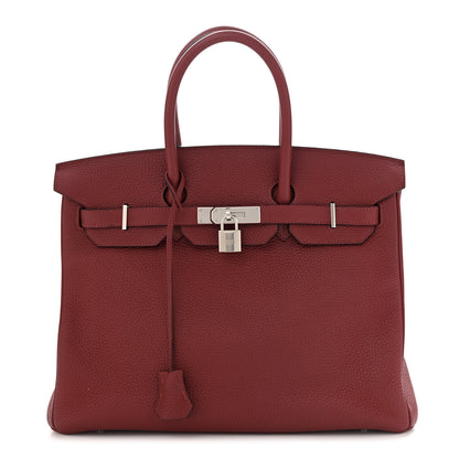 Hermes Togo BIRKIN 35 Rouge Grenat 1 of 11