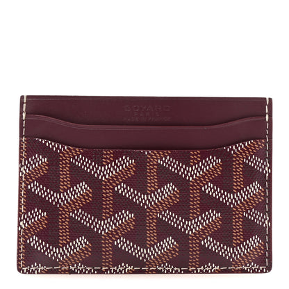 Goyard Goyardine Saint Sulpice Card Holder Bordeaux 1 of 6