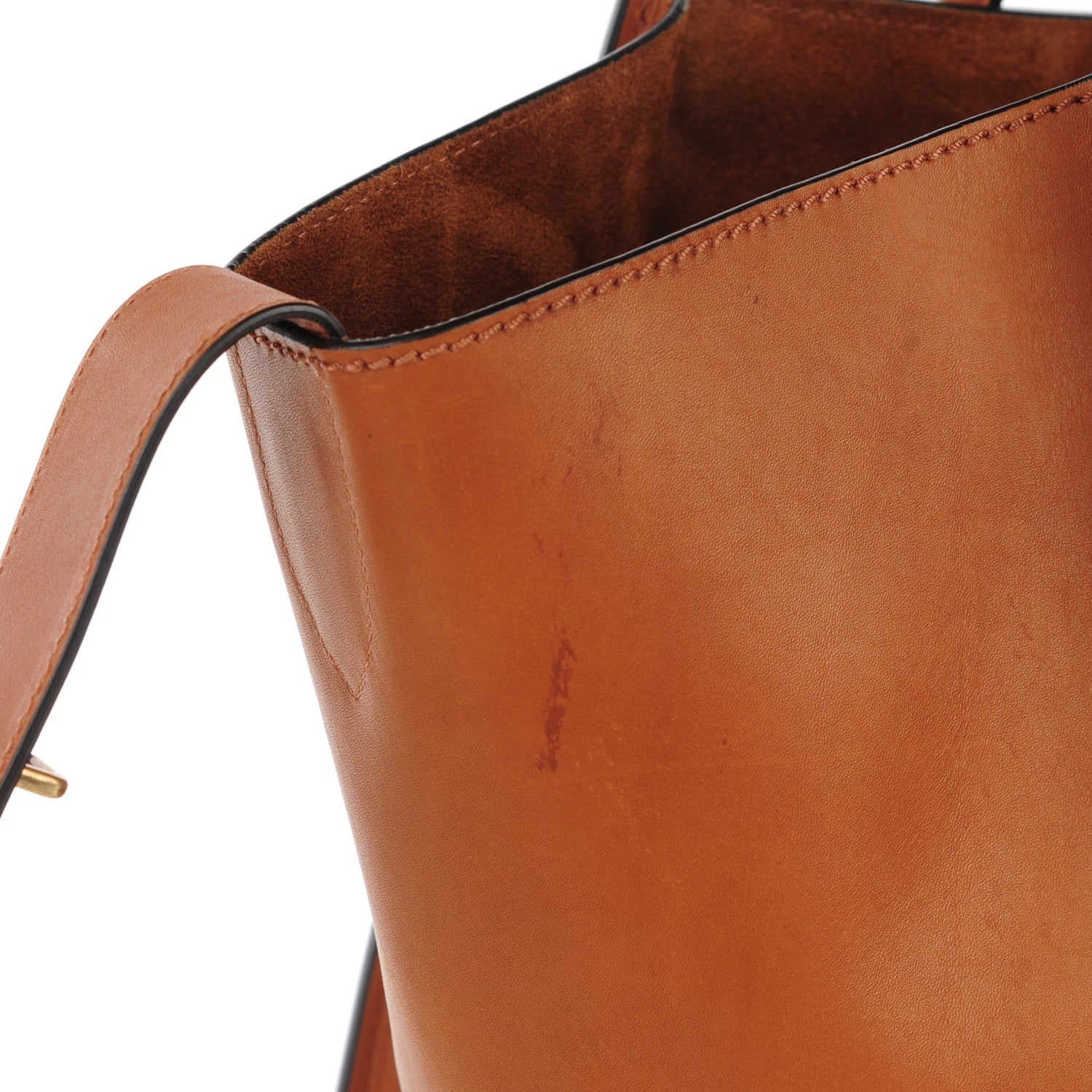 Celine Natural Calfskin Medium Phantom Luggage Tan 10 of 15