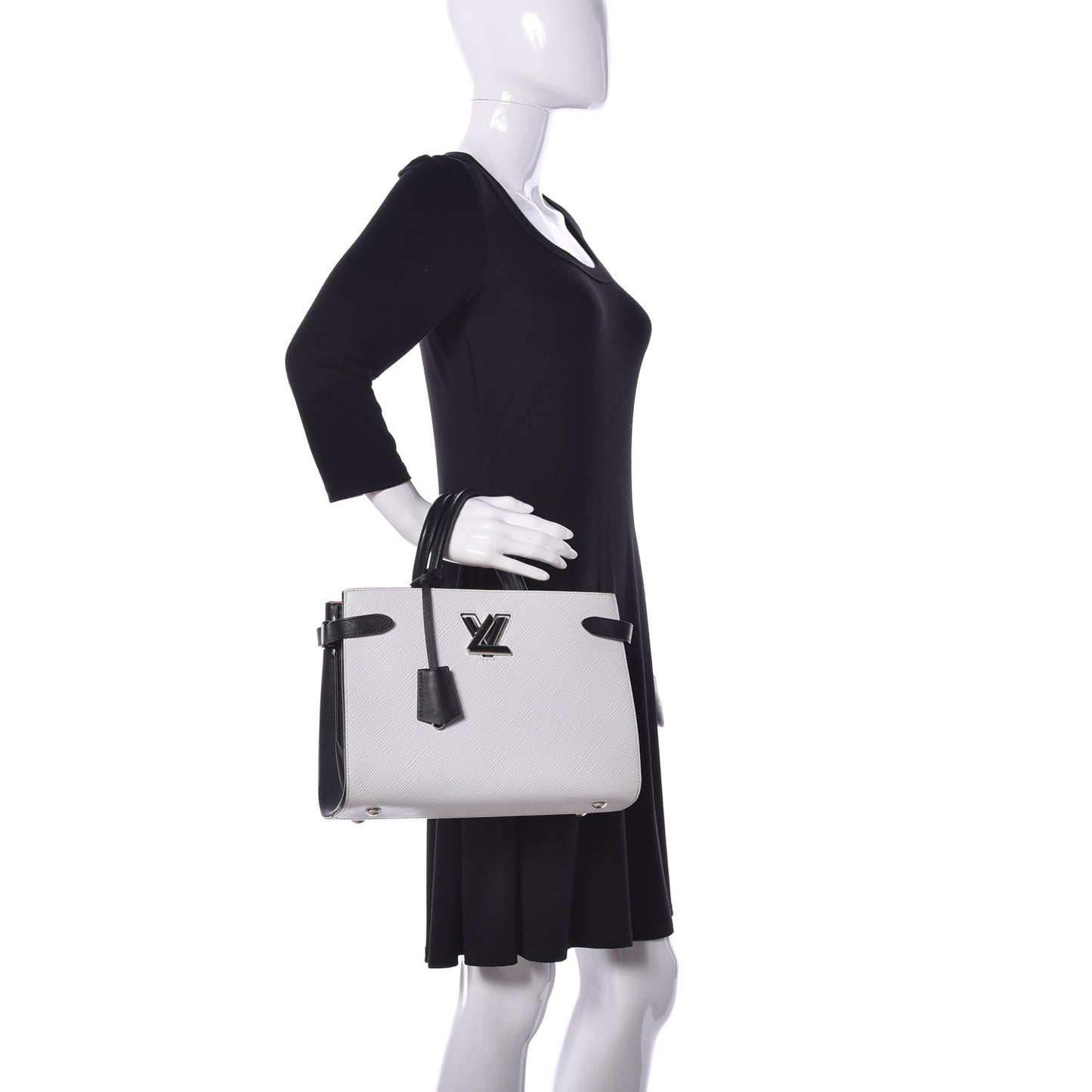 Epi Twist Tote White