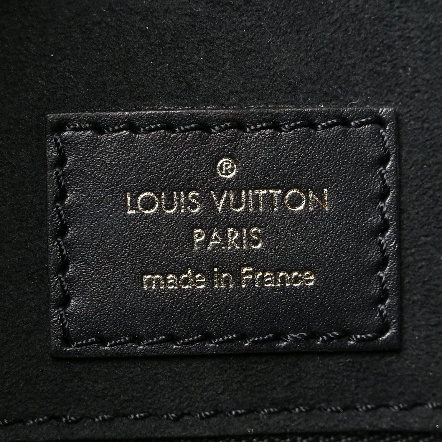 Louis Vuitton Calfskin Monogram Fold Tote PM Cream Khaki Black 6 of 9