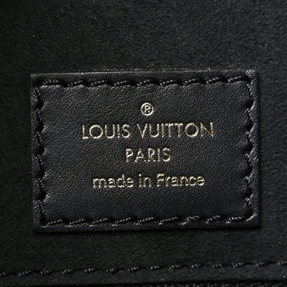 Louis Vuitton Calfskin Monogram Fold Tote PM Cream Khaki Black 6 of 9