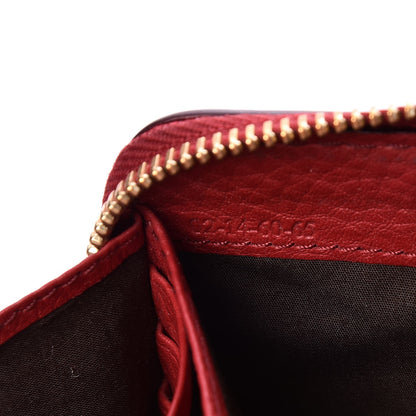 Chloe Grained Calfskin Marcie Long Zip Around Wallet Red 9 of 10