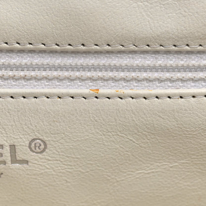 Chanel Caviar Quilted Timeless Clutch White 8 of 8