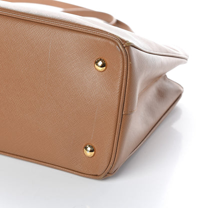 Prada Saffiano Lux Medium Tote Caramel 9 of 13