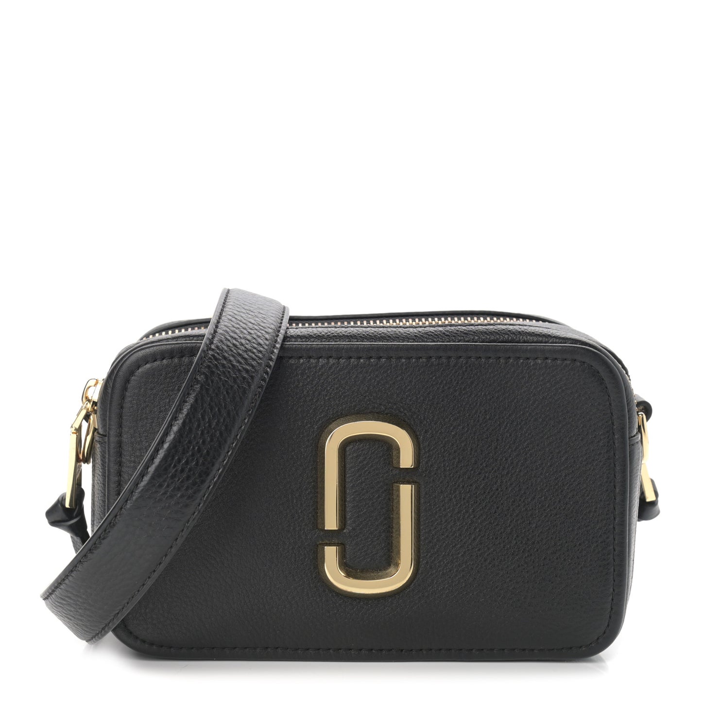 Calfskin Small Snapshot Camera Bag Black