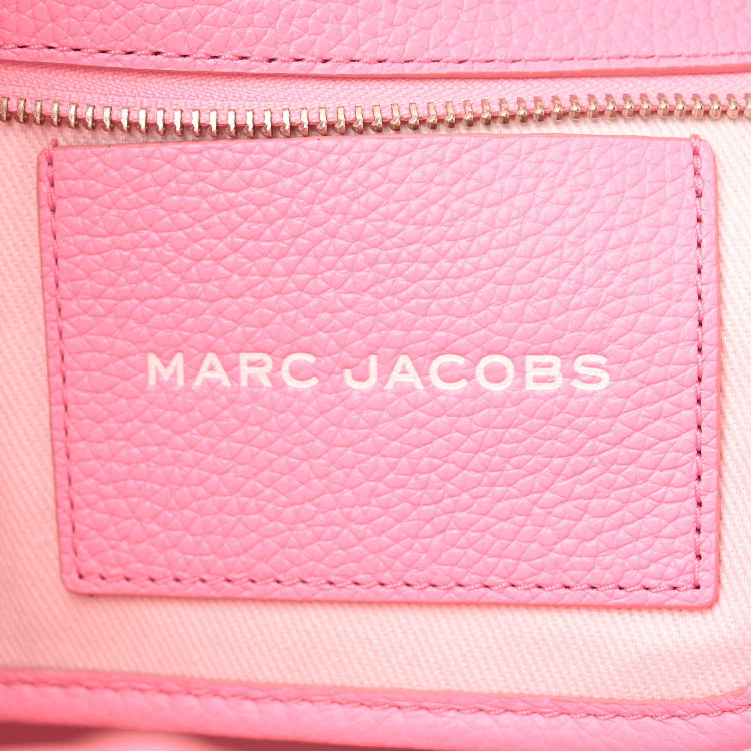 Marc Jacobs Grained Calfskin Small The Tote Bag Candy Pink 6 of 11