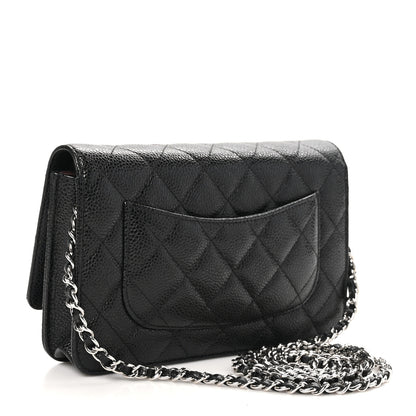Chanel Caviar Quilted Wallet on Chain WOC Black 3 of 11