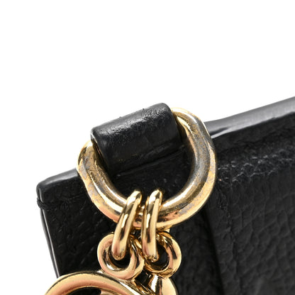 Louis Vuitton Empreinte Monogram LV Charms Card Holder Black 9 of 11