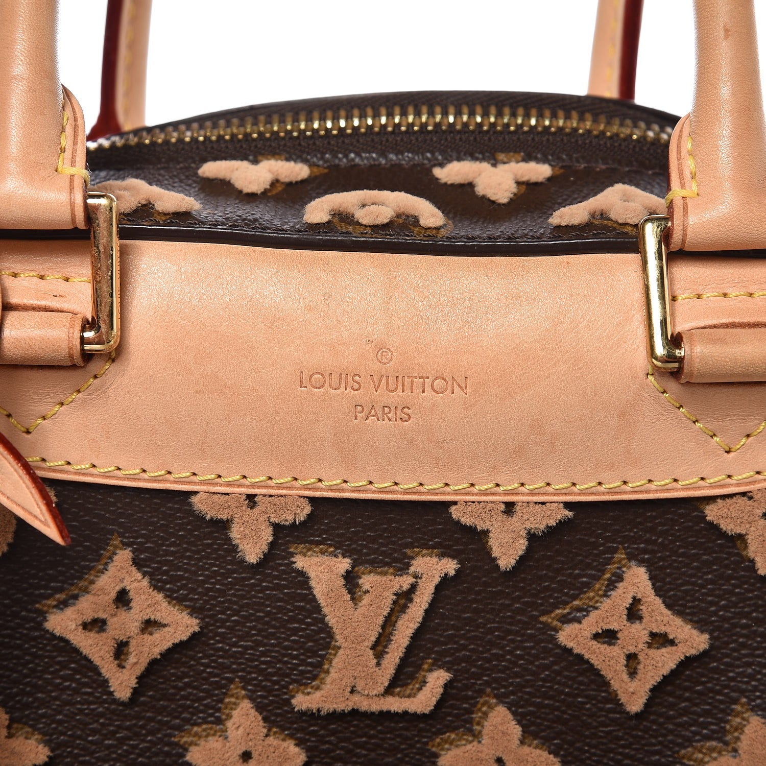 Louis Vuitton Monogram Tuffetage Deauville Cube Caramel 7 of 9