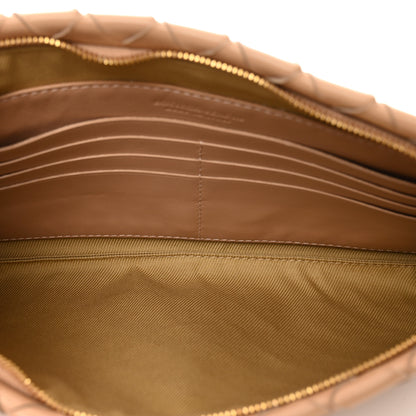 Bottega Veneta Nappa Intrecciato Small Zip Pouch Caramel 5 of 7