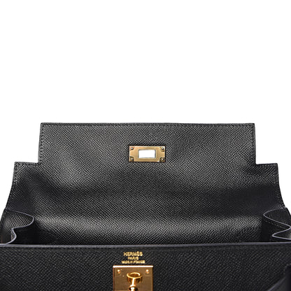 Hermes Epsom Kelly Sellier 28 Black 23 of 42