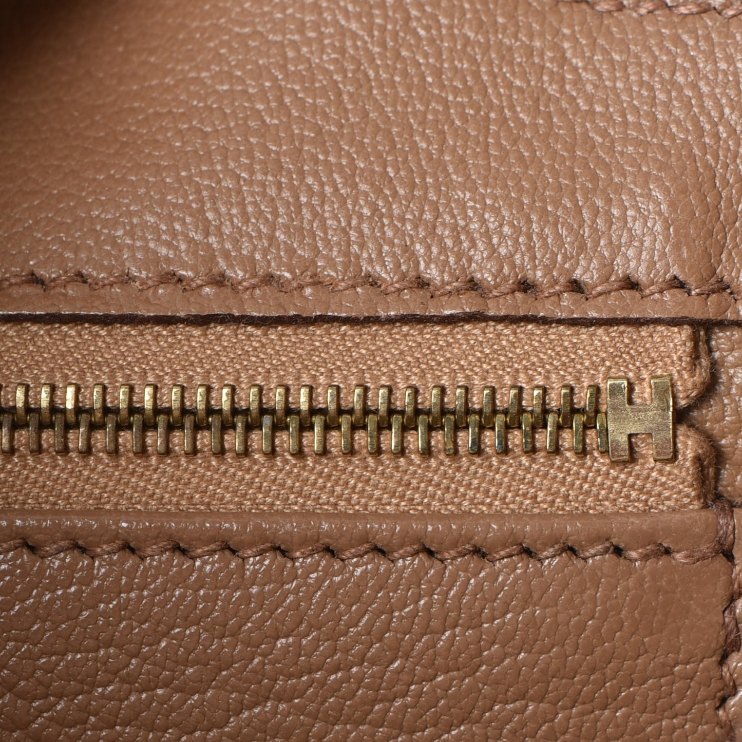 Taurillon Clemence Birkin 30 Camel Tabac