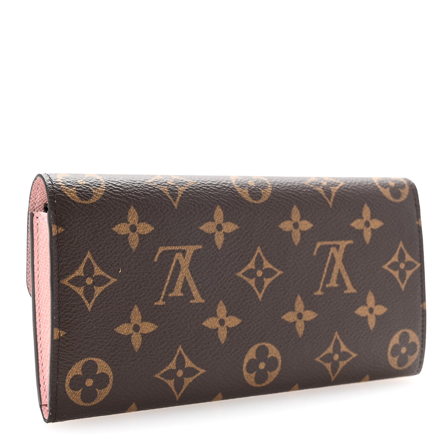Monogram Emilie Wallet Rose Ballerine