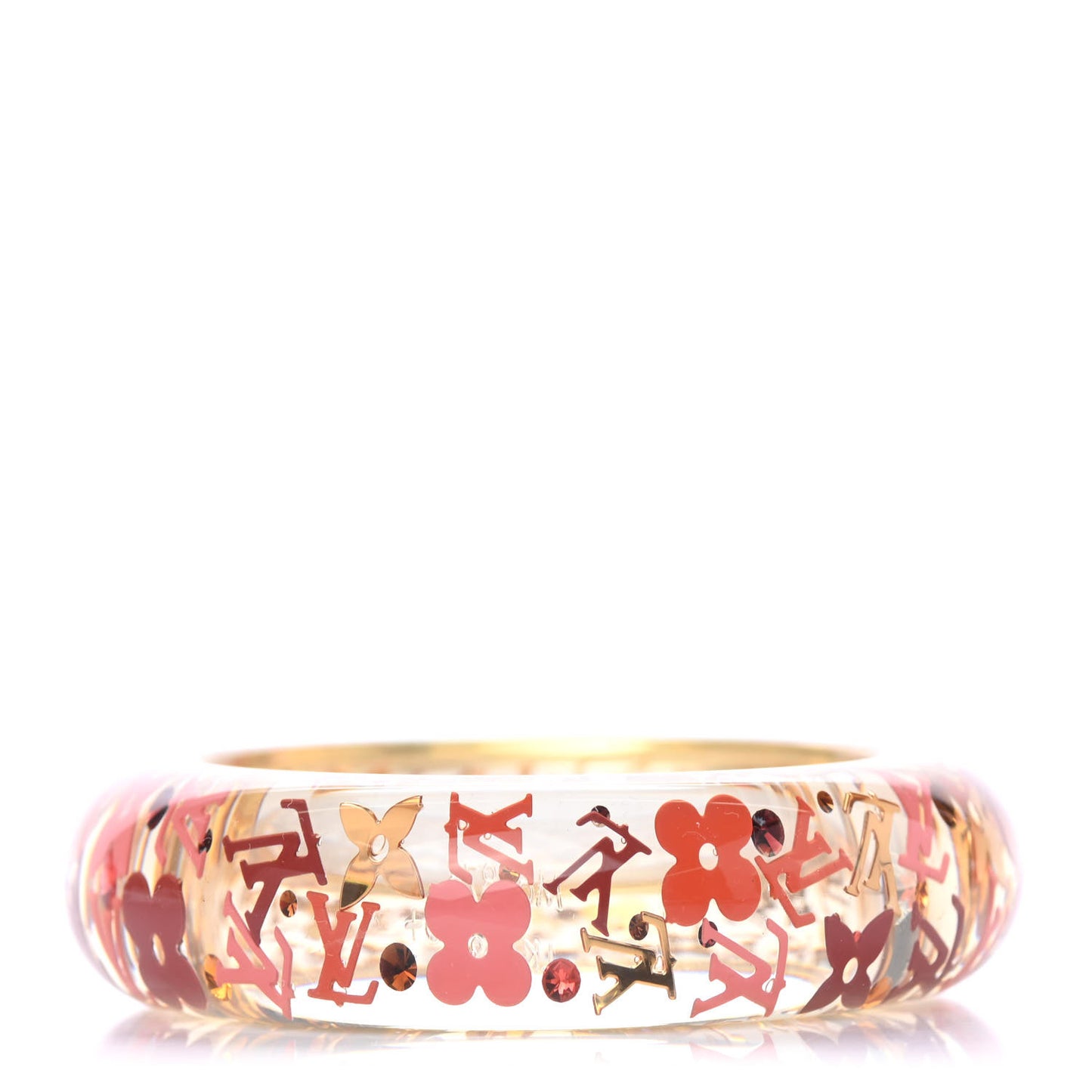 Resin Swarovski Small Inclusion GM Bracelet Tangerine