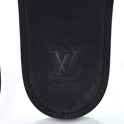 Louis Vuitton Rubber Monogram Mens Waterfront Mules 10 Macassar 6 of 12