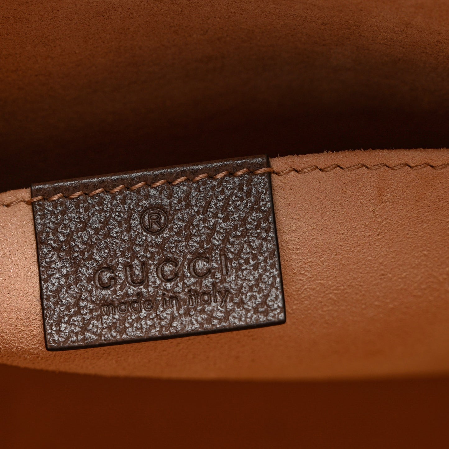 GG Supreme Monogram Web Ophidia Pouch Brown
