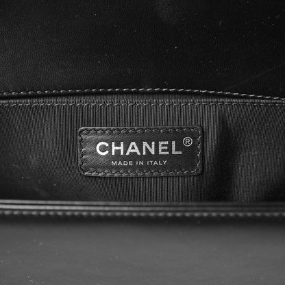 Chanel Lambskin Quilted Medium Boy Flap Black 6 of 8