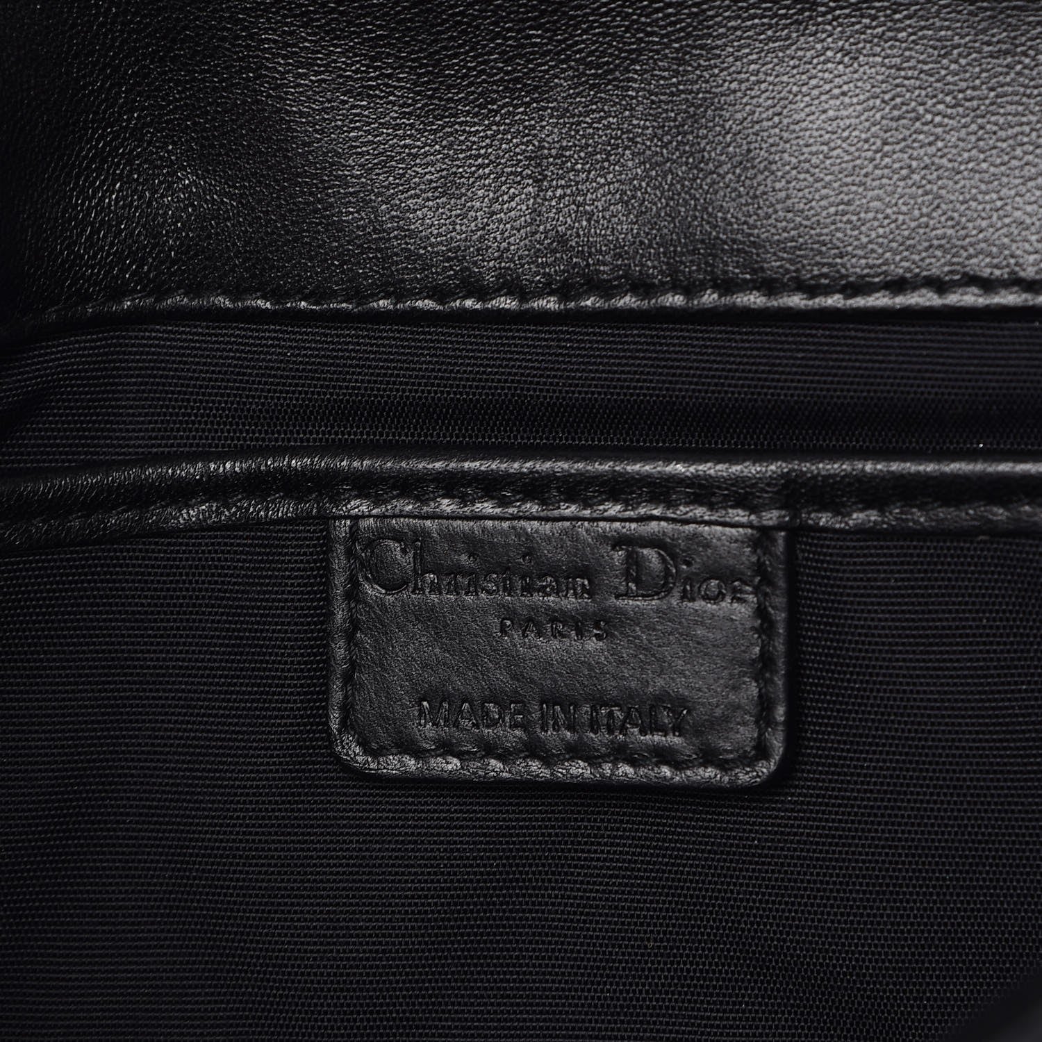 Christian Dior Lambskin Cannage Lady Dior Convertible Clutch Black 6 of 8
