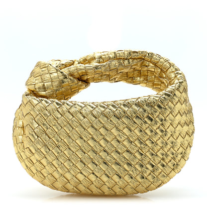 Bottega Veneta Metallic Nappa Intrecciato Mini Jodie Gold 1 of 12