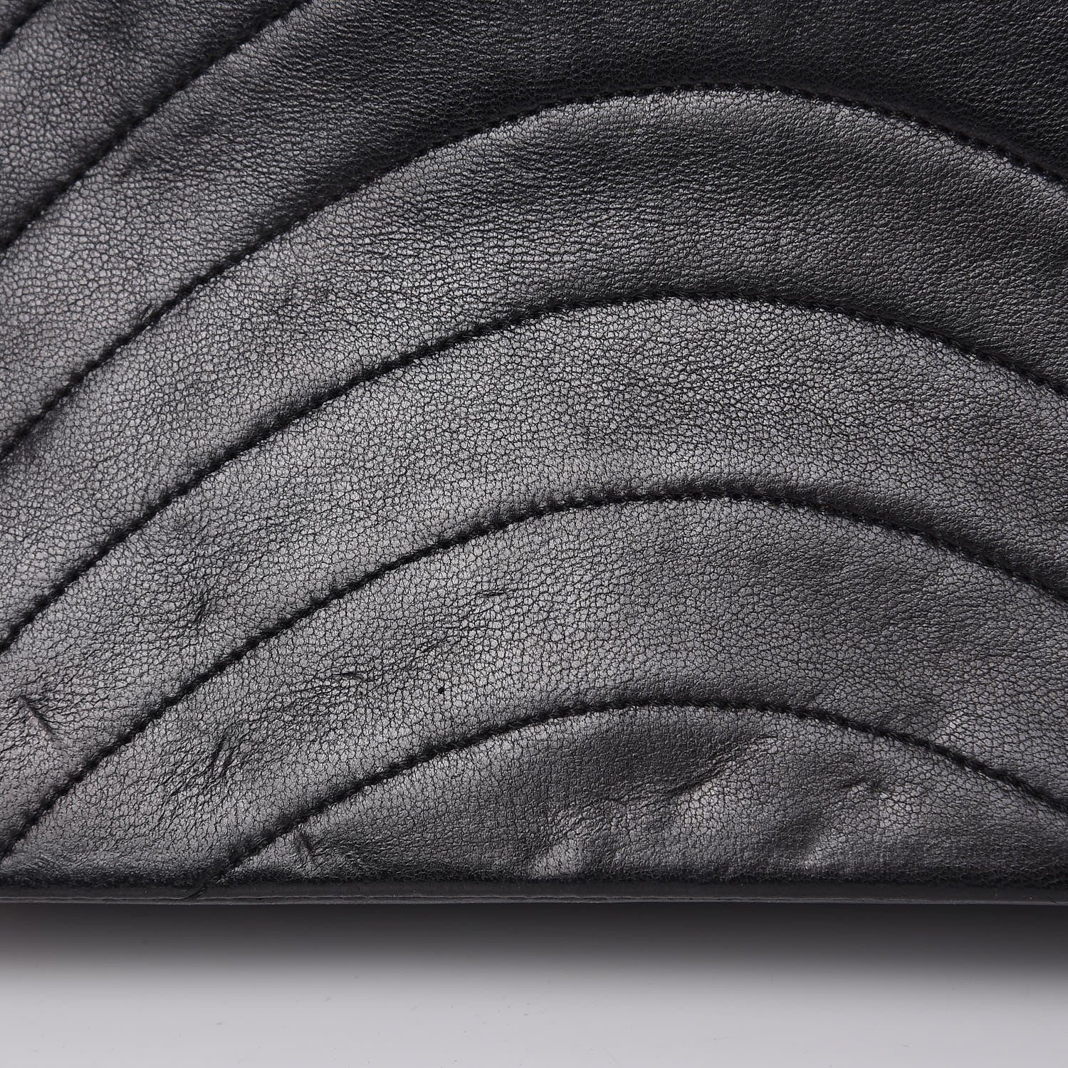 Chanel Lambskin Ribbon Quilted Small Single Flap Black 13 of 16