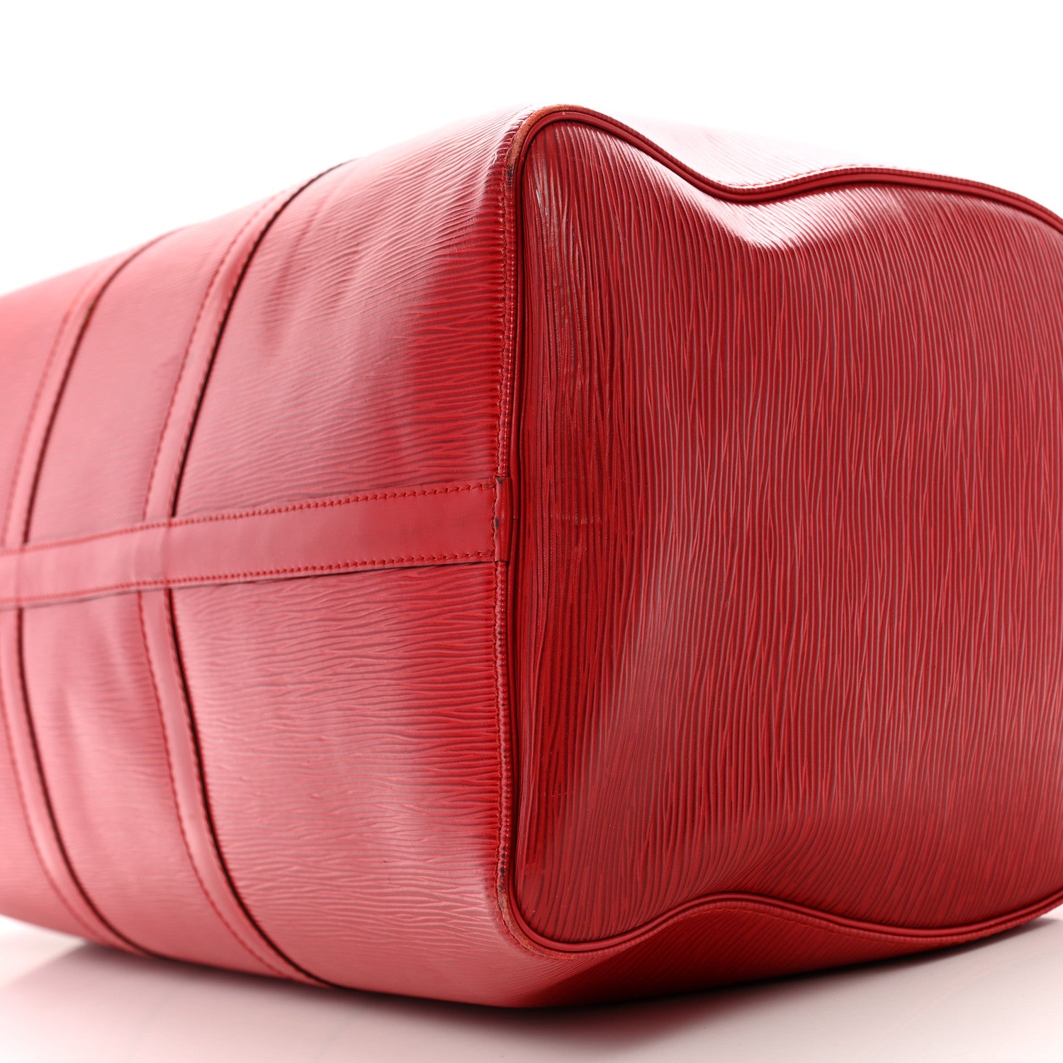 Louis Vuitton Epi Keepall 50 Castillan Red 8 of 14
