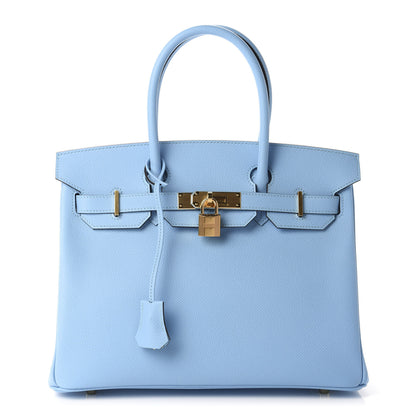 Hermes Epsom Birkin 30 Celeste 1 of 11