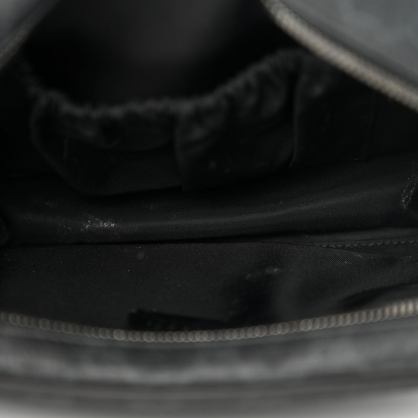 GG Supreme Monogram Toiletry Case Black Grey