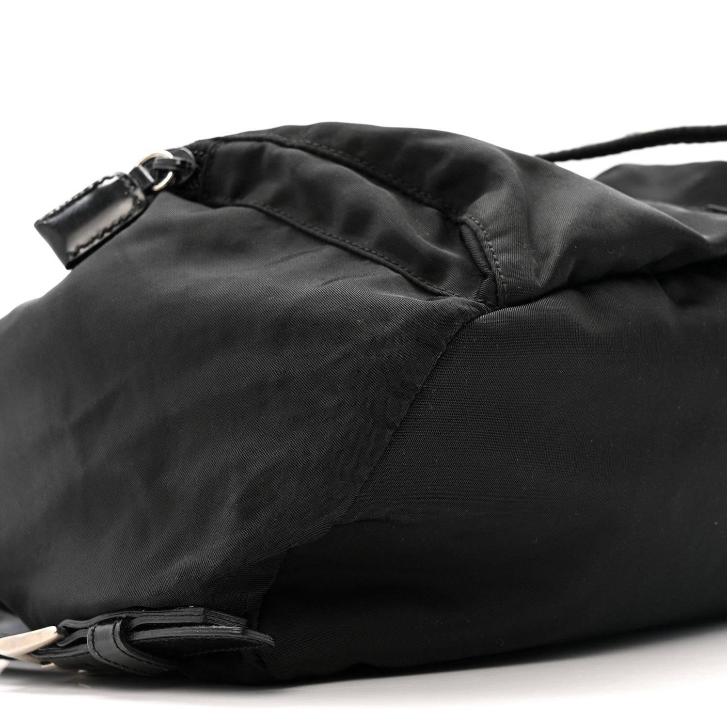 Prada Tessuto Nylon Vela Cinch Backpack Black 8 of 12