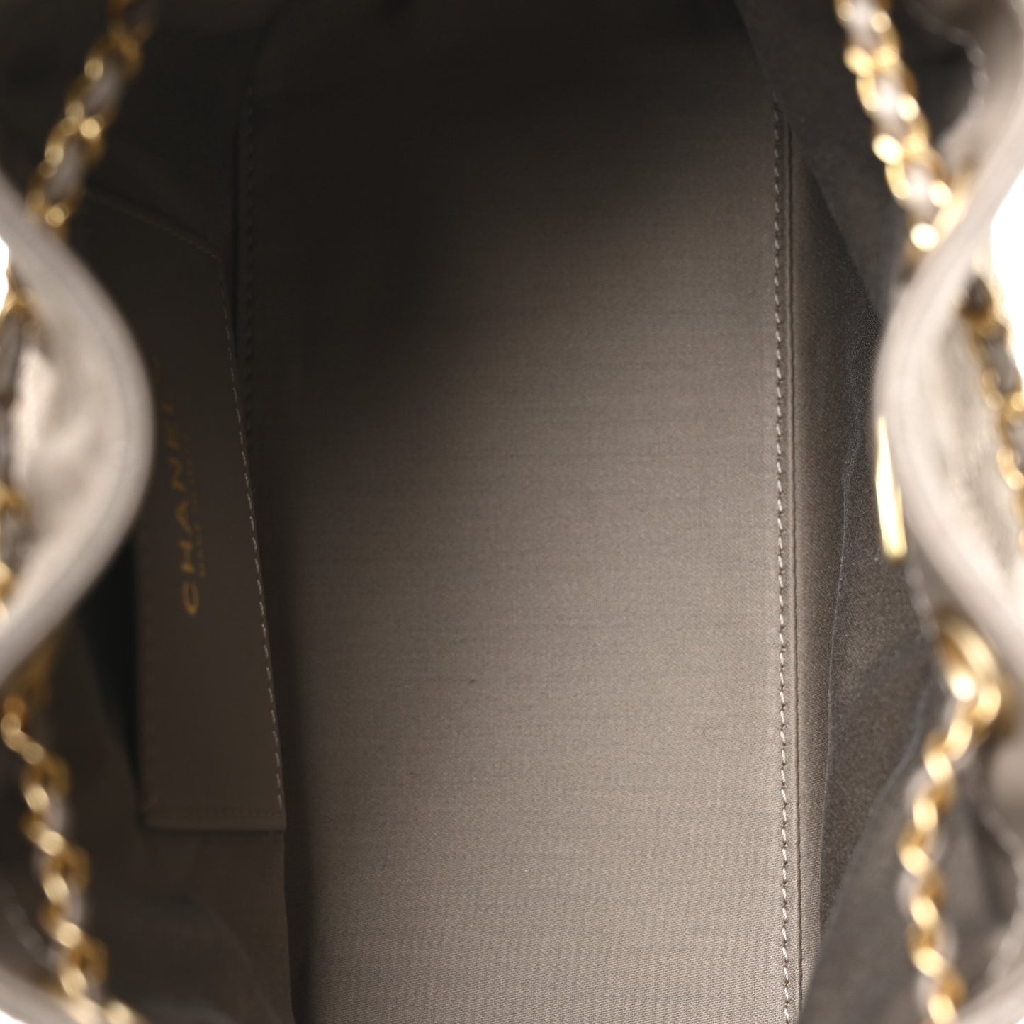 Suede Quilted Small Chanel 25 Handbag Dark Grey