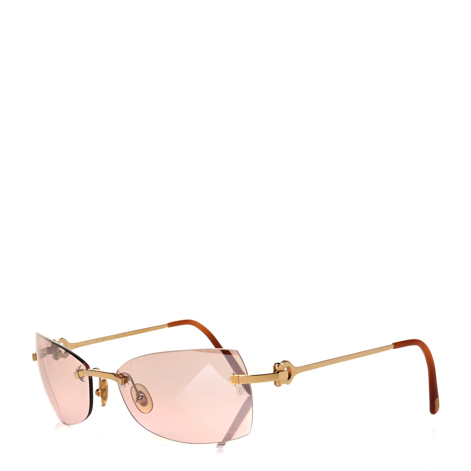 Cartier Rimless Sunglasses Pink 1 of 5