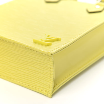 Louis Vuitton Epi Petit Sac Plat Yellow Citron 8 of 9