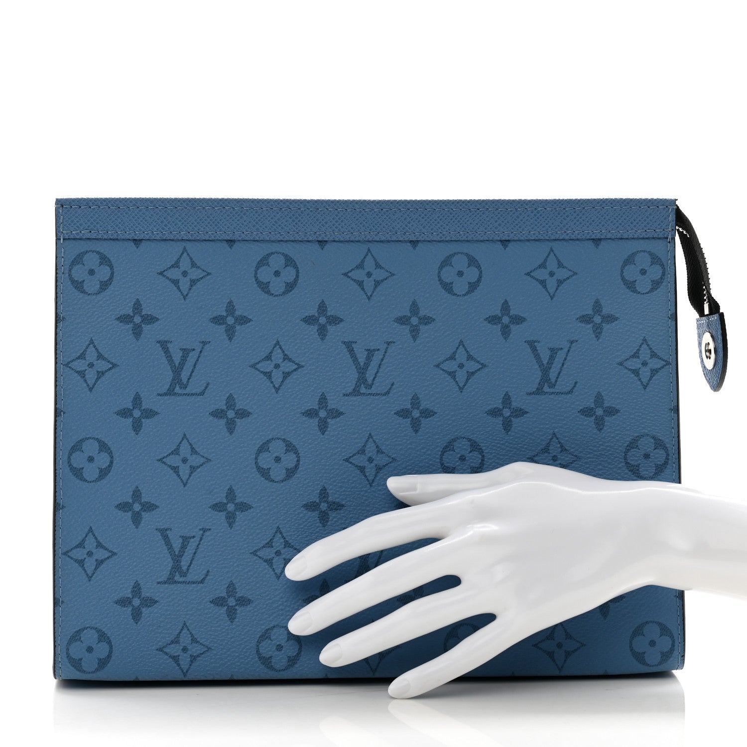 Louis Vuitton Taigarama Pochette Voyage MM Denim 2 of 7