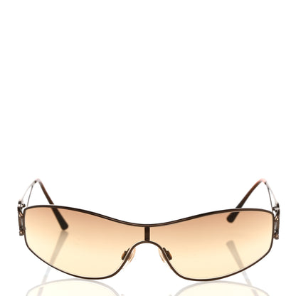 Chanel Crystal CC Logo Sunglasses 4073-B Gold 2 of 7