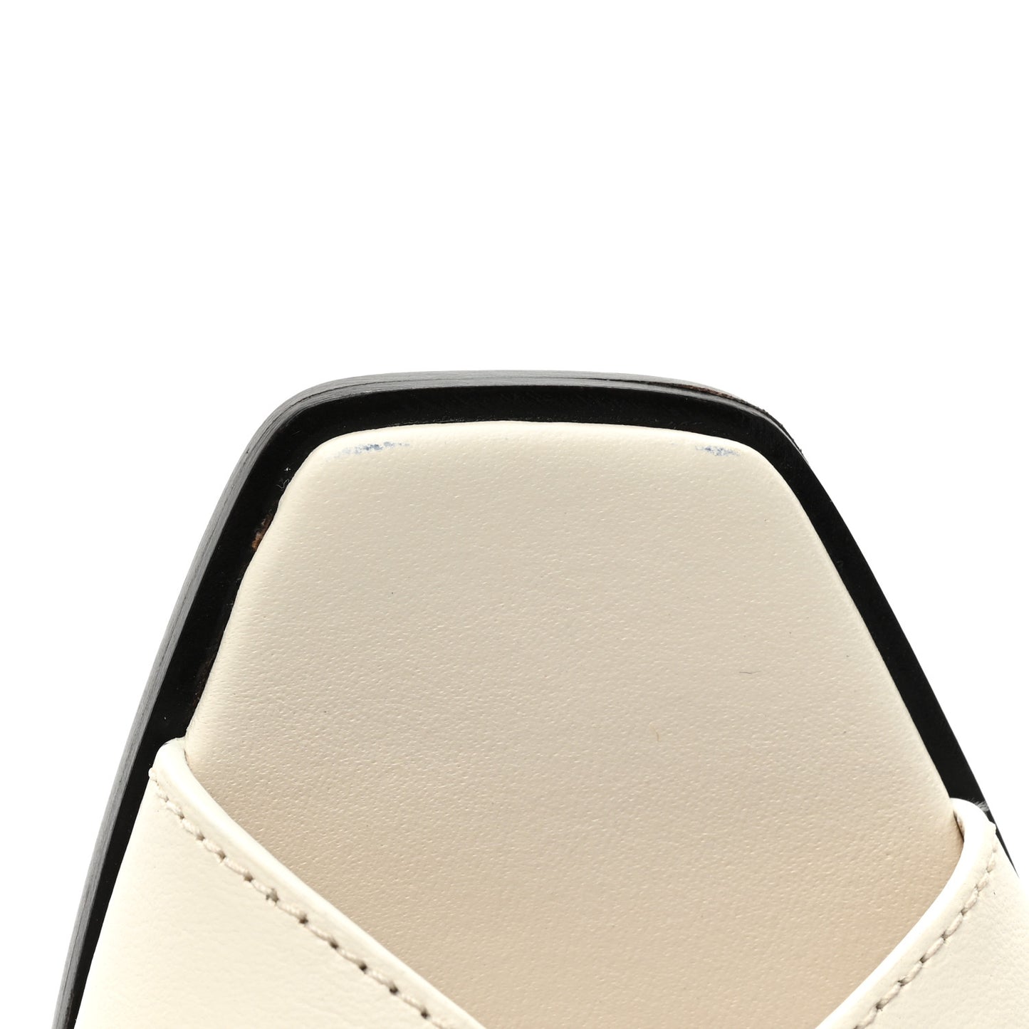 Calfskin Joya 85mm Sandals 37 Ivory