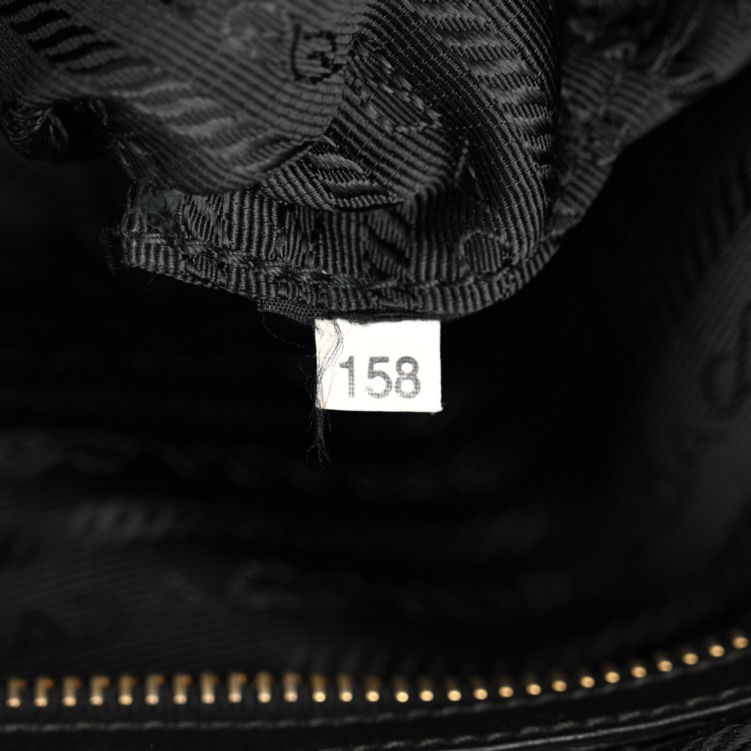 Prada Tessuto Nylon Shoulder Bag Black 7 of 10