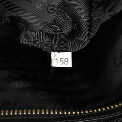 Prada Tessuto Nylon Shoulder Bag Black 7 of 10