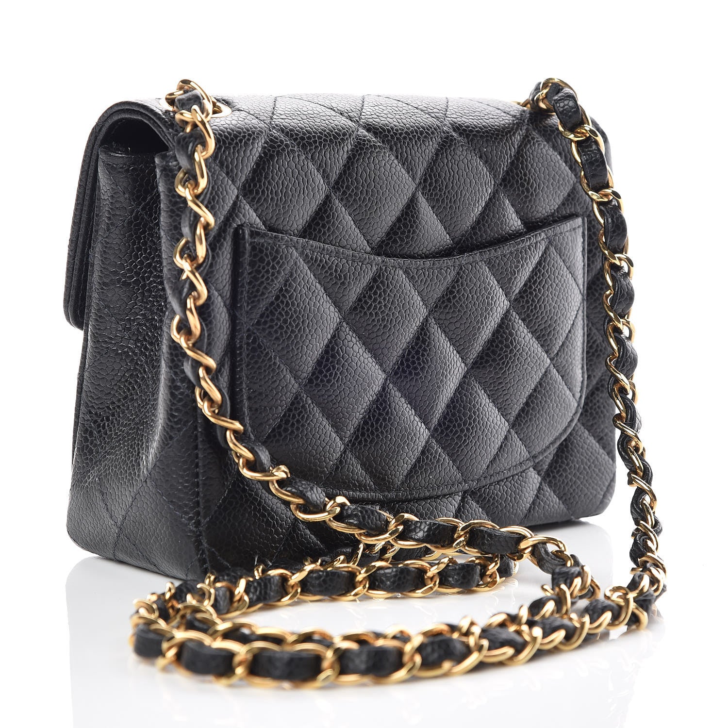 Chanel Caviar Quilted Mini Square Flap Black 3 of 9