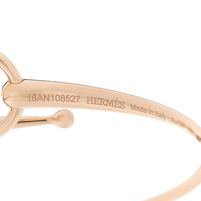 Hermes 18K Rose Gold Filet d'Or Bracelet SH 3 of 4