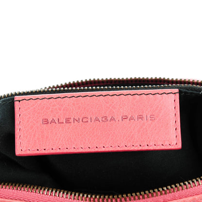 Balenciaga Agneau Classic Hardware Flat Crossbody Rose Bonbon 6 of 7