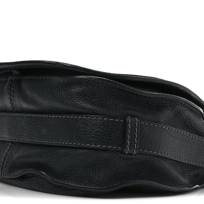 Chloe Calfskin Medium Marcie Round Crossbody Bag Black 10 of 11