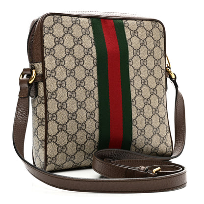 Gucci GG Supreme Monogram Web Small Ophidia Messenger Bag Brown 3 of 10