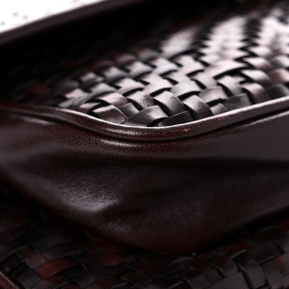 Saint Laurent Vegetal Cloud Tressage Monogram Medium Niki Chain Satchel Burnt Brown 9 of 18