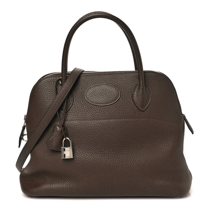 Hermes Taurillon Clemence Bolide 31 Chocolate 1 of 10