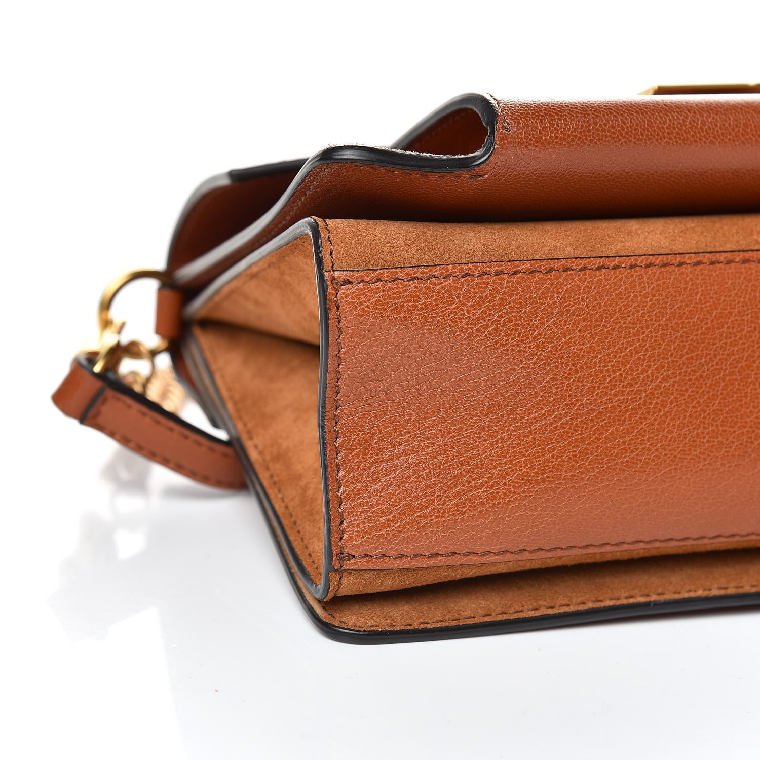 Givenchy Goatskin Small GV3 Shoulder Bag Chestnut 7 of 11