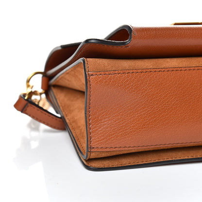 Givenchy Goatskin Small GV3 Shoulder Bag Chestnut 7 of 11