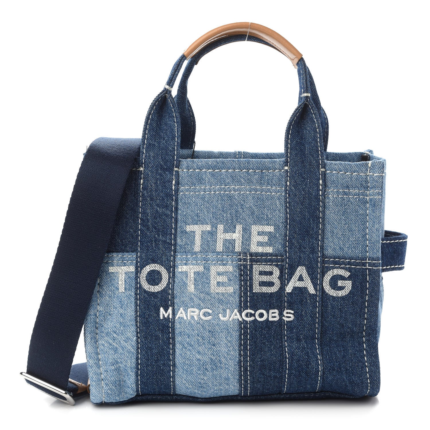 Marc Jacobs Denim Canvas Small Tote Bag Blue 1 of 11